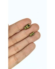 Mıknatıslı Geçmeli Halkalı Kolye Bileklik Kilidi Kapama Antik Yeşil - 1 Adet