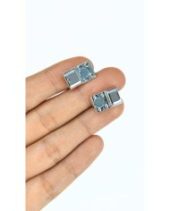 Mıknatıslı Kolye Bileklik Kilidi Kapama Nikel - 1 Adet