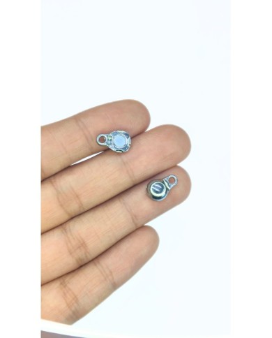 Mıknatıslı Kolye Bileklik Kilidi Kapama Nikel - 1 Adet