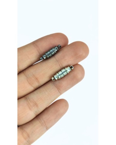 Mıknatıslı Kapsül Kolye Bileklik Kilidi Kapama Nikel - 1 Adet