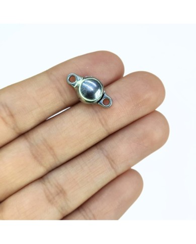 Mıknatıslı Kapsül Kolye Bileklik Kilidi Kapama Nikel - 1 Adet