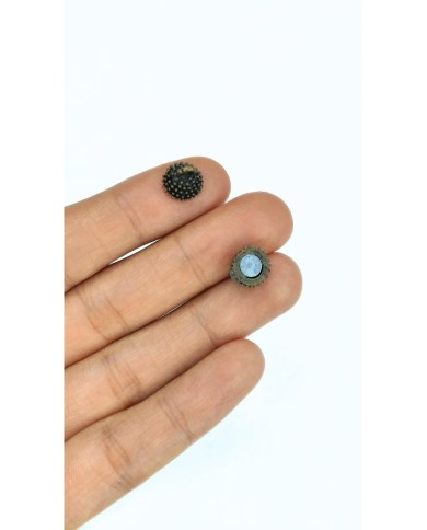 Mıknatıslı Noktalı Kolye Bileklik Kilidi Kapama Bakır - 1 Adet