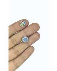 Mıknatıslı Zirkon Taşlı Kolye Bileklik Kilidi Kapama Sarı - 1 Adet