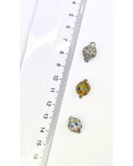 Mıknatıslı Zirkon Taşlı Kolye Bileklik Kilidi Kapama Sarı - 1 Adet