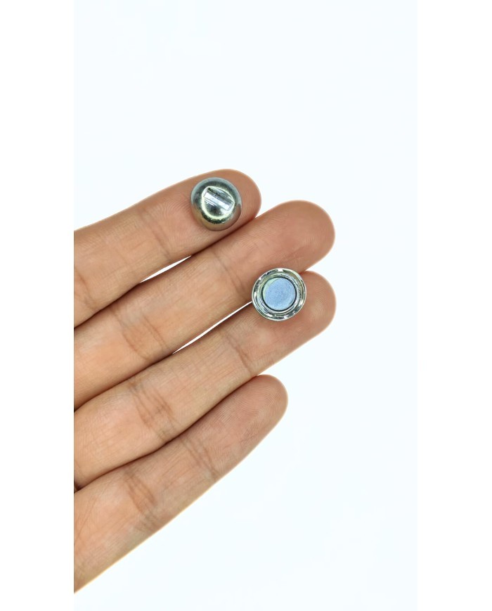 Mıknatıslı Top Kolye Bileklik Kilidi Kapama Nikel - 1 Adet