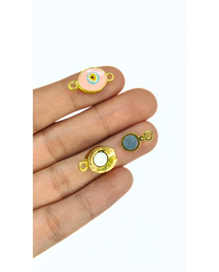 Mıknatıslı Nazar Boncuklu Kolye Bileklik Kilidi Kapama - 1 Adet