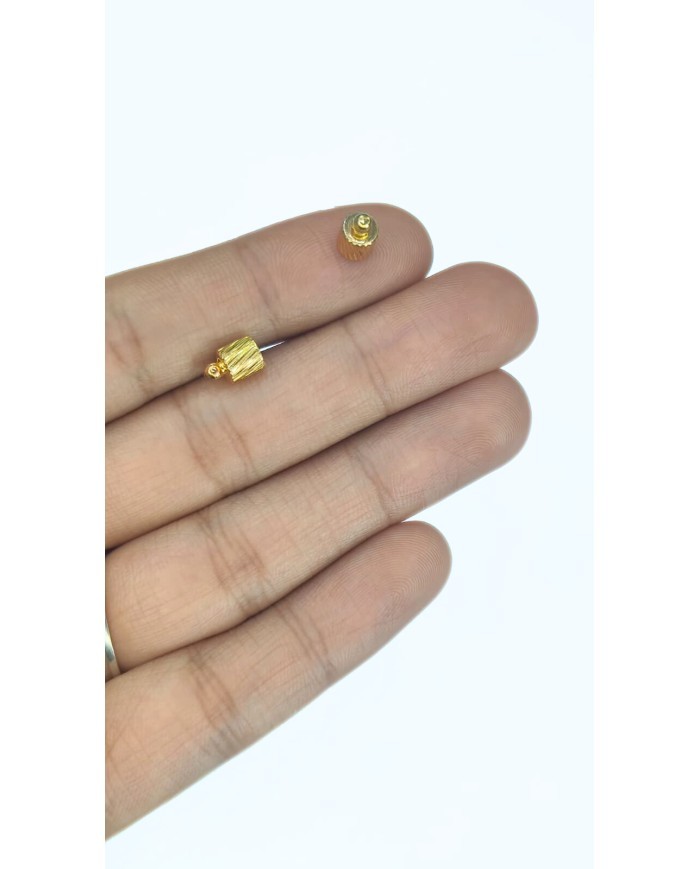 Mıknatıslı Kapsül Kolye Bileklik Kilidi Kapama Nikel - 1 Adet