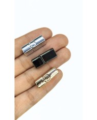 Mıknatıslı Geçmeli Kolye Bileklik Kilidi Kapama Nikel - 1 Adet