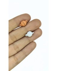 Mıknatıslı Top Kolye Bileklik Kilidi Kapama Beyaz - 1 Adet