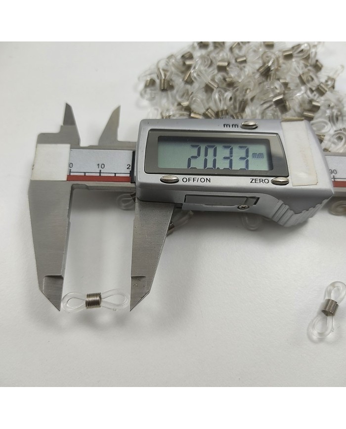 Gözlük Zinciri Aparatı Plastik Renkli - 100 Çift