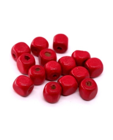 Ahşap Küp Boncuk - 1 Kilogram