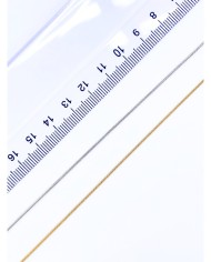 Çelik Yılan Zincir Kolye Bileklik Altın Renk 1mm - 1m