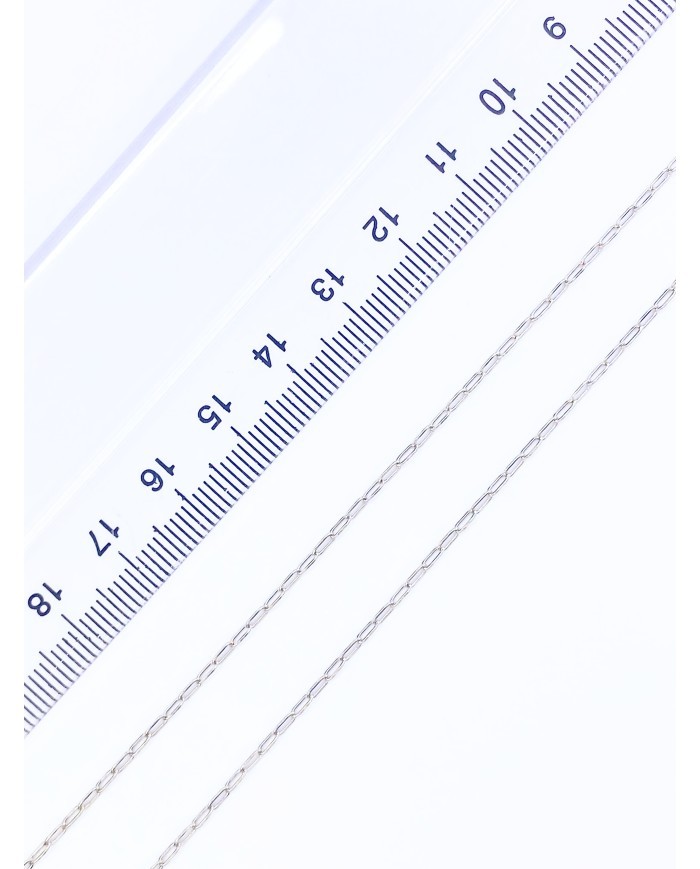 Çelik Sf 235 Zincir Kolye Bileklik Nikel Renk 3x3mm - 1m
