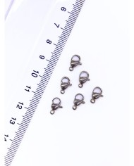 Çelik Papağan Klips 501 Nikel 7x10mm - 10 Adet