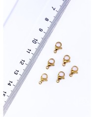 Çelik Papağan Klips 501 Sarı 7x10mm - 10 Adet