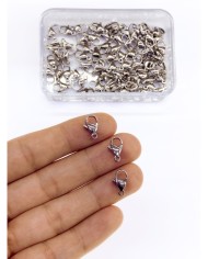 Çelik Papağan Klips 502 Nikel 7x12mm - 10 Adet