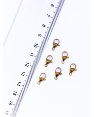 Çelik Papağan Klips 502 Sarı 7x12mm - 10 Adet