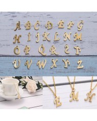 5 adet - MİNİ HARFLER - METAL KAPLAMA KULPLU GOLD - F