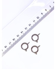 Çelik Halka Klips Kilit Nikel 14x14mm - 1 Adet