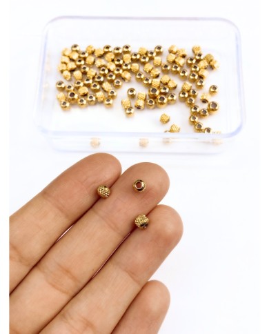Çelik Ara Top Sarı 4x4mm - 1 Adet
