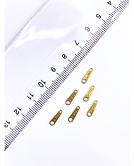Çelik Plaka Stainless Steel Orijinallik Marka Aparatı Sarı 3x10mm - 1 Adet