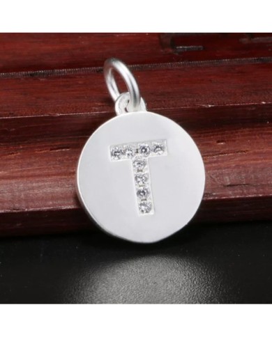 Taşlı Harf - Gümüş - T