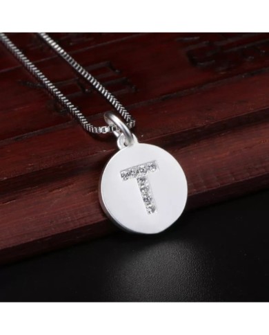 Taşlı Harf - Gümüş - T