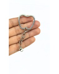 Anahtarlık Çanta Halkası Uzatma Zincirli Elma Nikel 32x29mm - 1 Adet