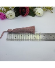 10 Adet - 7-8 cm İpek Püskül - gül kurusu