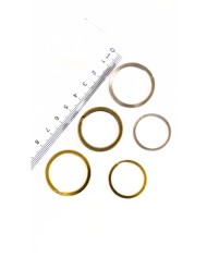 Yuvarlak Anahtarlık Çanta Halkası Çift Tur Nikel 26mm - 40 Adet