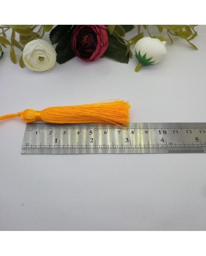 50 Adet - 7-8 cm İpek Püskül - altın