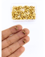 Çelik Papağan Klips 501 Sarı 7x10mm - 100 Adet