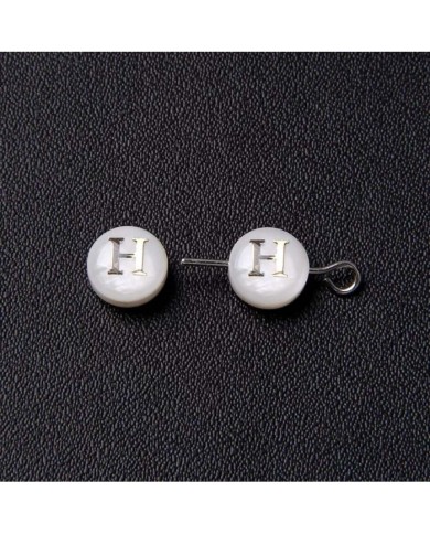 Sedef Varaklı Harf - H - 1 adet - 8mm