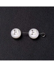 Sedef Varaklı Harf - H - 1 adet - 8mm