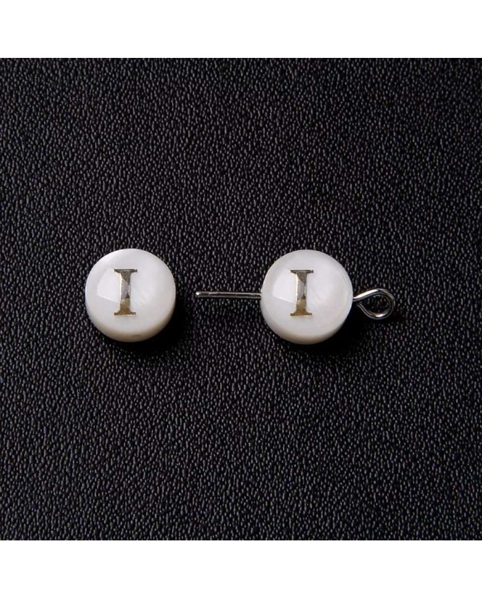 Sedef Varaklı Harf - I - 1 adet - 8mm