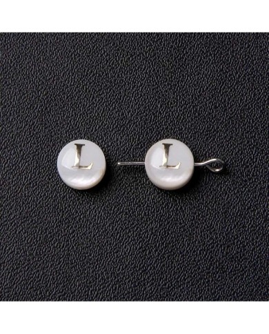 Sedef Varaklı Harf - L - 1 adet - 8mm