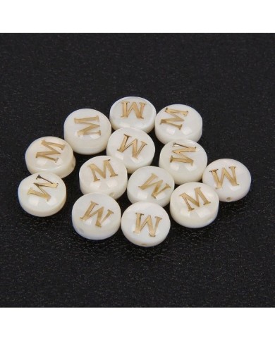 Sedef Varaklı Harf - M - 1 adet - 8mm