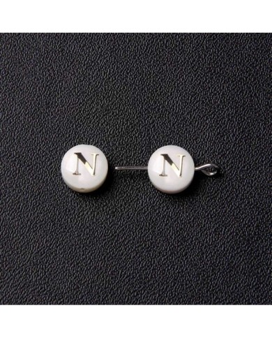 Sedef Varaklı Harf - N - 1 adet - 8mm