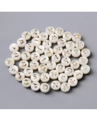 Sedef Varaklı Harf - N - 1 adet - 8mm