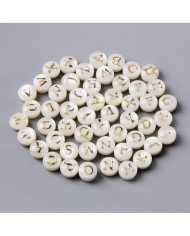 Sedef Varaklı Harf - Q - 1 adet - 8mm