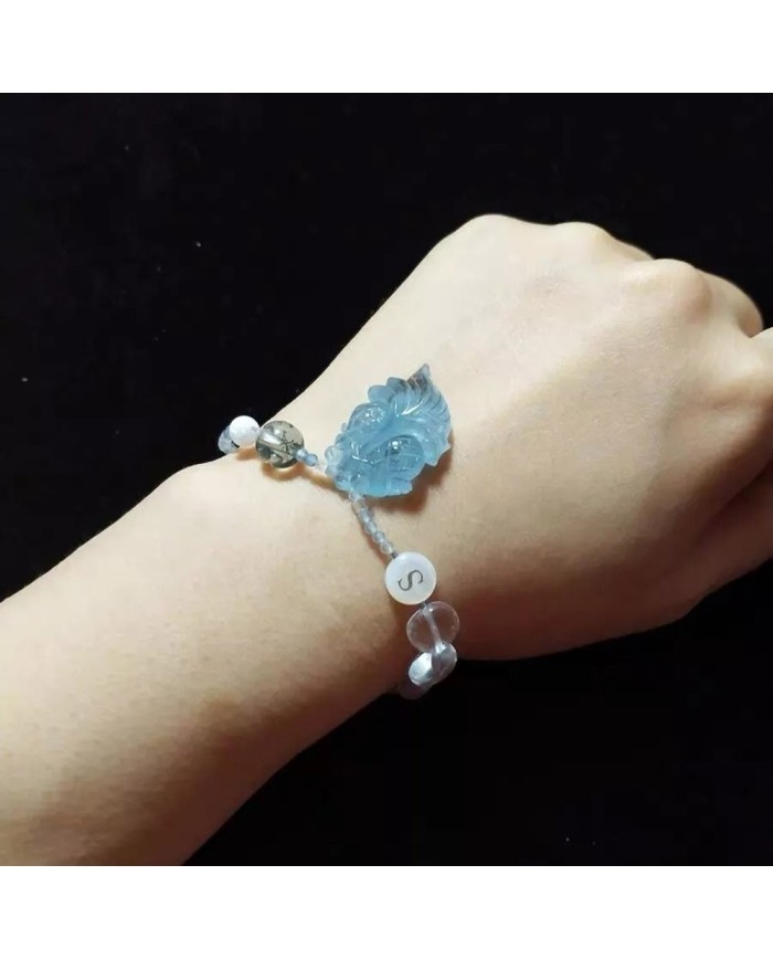 Sedef Varaklı Harf - R - 1 adet - 8mm