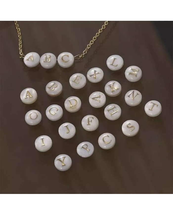 Sedef Varaklı Harf - S - 1 adet - 8mm