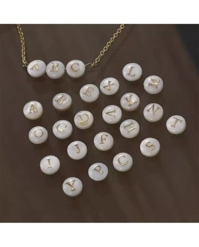 Sedef Varaklı Harf - T - 1 adet - 8mm