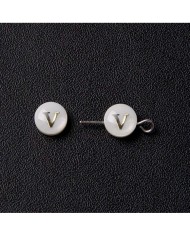 Sedef Varaklı Harf - V - 1 adet - 8mm