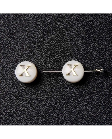 Sedef Varaklı Harf - X - 1 adet - 8mm