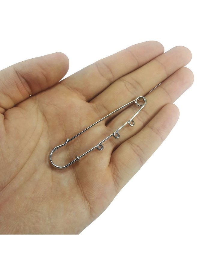 10 adet - İskoç İğnesi - 8cm