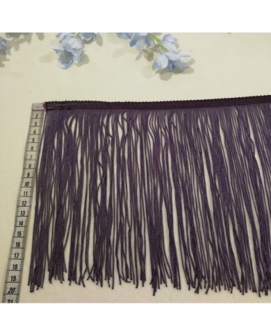 10 Metre - İp Saçak Mor 20 CM