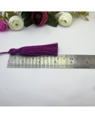50 Adet - 7-8 cm İpek Püskül - kırmızı