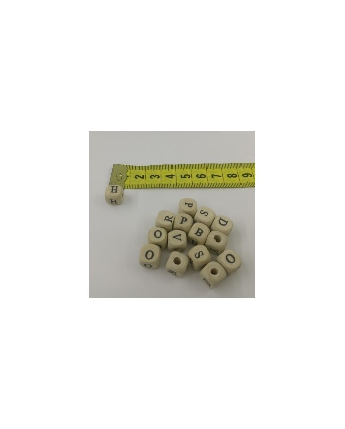Ahşap Harf Boncuk 10mm 1000 gr