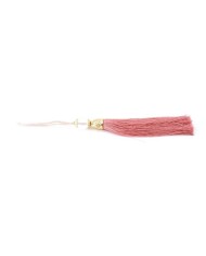 10 ADET - BONCUKLU PÜSKÜL PEMBE - 10 CM - A